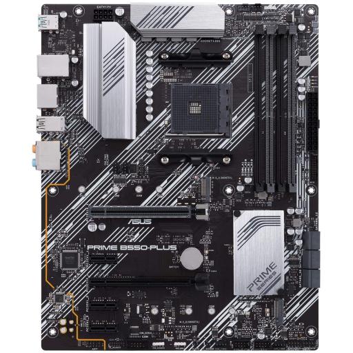 [ASUS_PRIME B550-PLUS] Tarjeta madre AMD B550 ATX con doble M.2 Socket AM4 AMD B550