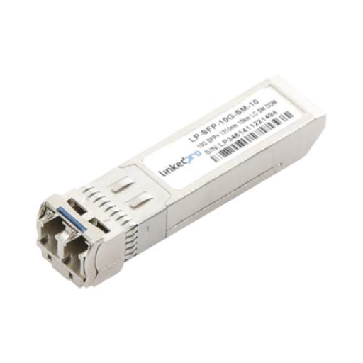 [LINKEDPROBYEPCOM_LP-SFP-10G-SM-10] LINKEDPRO BY EPCOM Transceptor Óptico SFP+ (Mini-Gbic) / Monomodo 1310 nm / 10 Gbps / 10GBASE-LR / Conectores LC/UPC Dúplex / DDM / Hasta 10 km