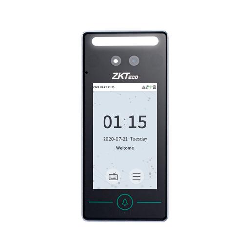 [ZKTECO_SPEEDFACEV4L] ZKTeco Terminal de reconocimiento Facial, Palma / 800 usuarios / Control de Acceso / Asistencia / Compatible con BioTimePRO