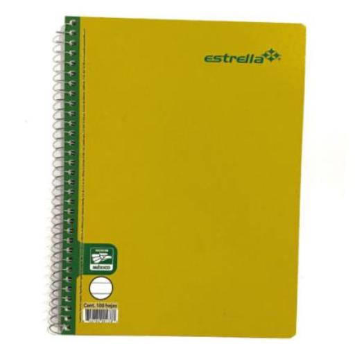 [ESTRELLA_669] Estrella Cuaderno Profesional Estrella Star Kids Portada Lisa Raya 100 Hojas