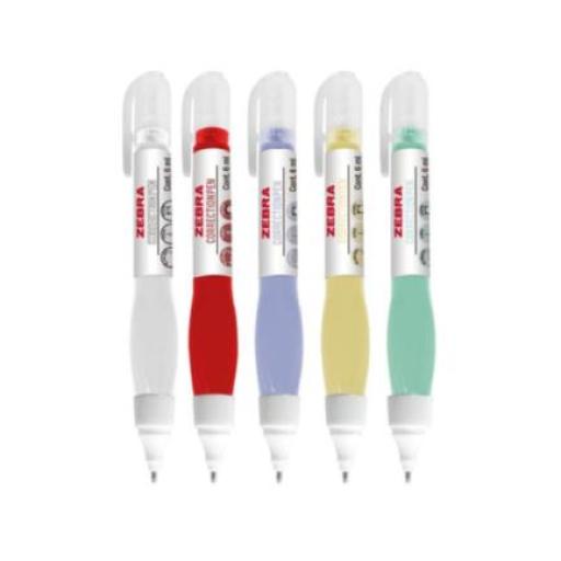 [ZEBRA_2213-06] Zebra Corrector Líquido Zebra Rollerball Tipo Pluma Contenido 7ml