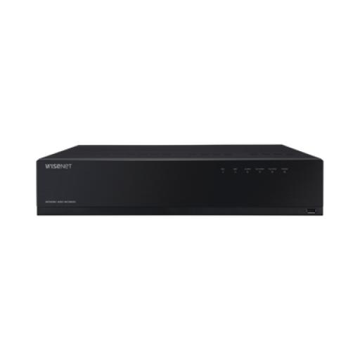 [HANWHA_WRN-1610S-8TB] Hanwha NVR de 12 Megapíxel con Wisenet Wave Embebido / Incluye 4 Licencias / 8TB Incluidos / 16 canales / 16 puertos PoE+ / H.265 & WiseStream / E/S de alarma