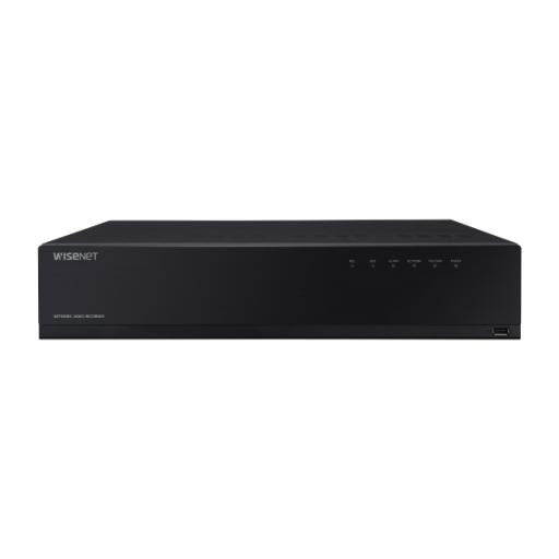 [HANWHA_WRN-1610S-8TB] Hanwha NVR de 12 Megapíxel con Wisenet Wave Embebido / Incluye 4 Licencias / 8TB Incluidos / 16 canales / 16 puertos PoE+ / H.265 & WiseStream / E/S de alarma