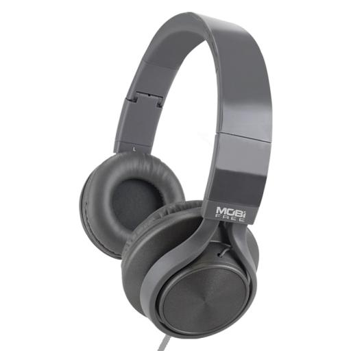[MOBIFREE_MB-02012] MOBIFREE AUDIFONOS ACTECK ON-EAR CON MICROFONO METALICOS GRIS MB-02012