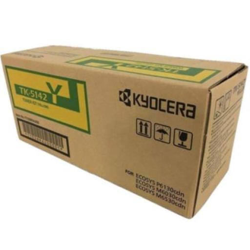 [KYOCERA_1T02NRAUS0] KYOCERA Tóner Kyocera TK-5142Y Compatible P6130cdn/M6030cdn/M6530cdn Color Amarillo