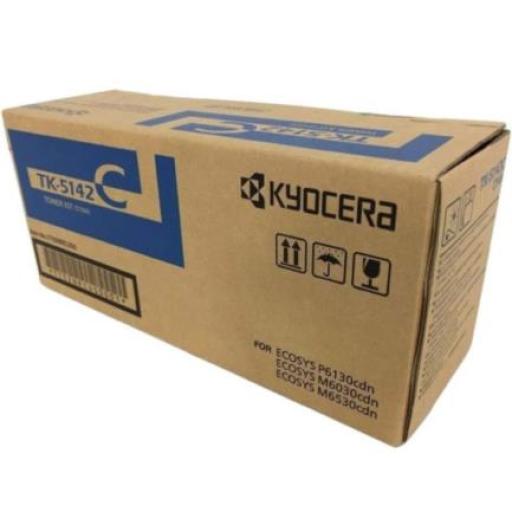 [KYOCERA_1T02NRCUS0] KYOCERA Tóner Kyocera TK-5142C Compatible P6130cdn/M6030cdn/M6530cdn Color Cian