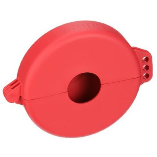 [PANDUIT_PSL-V6A] Panduit Dispositivo de Bloqueo LOTO para Válvulas de Compuerta, Para Diámetros de 3 a 6.5", Color Rojo