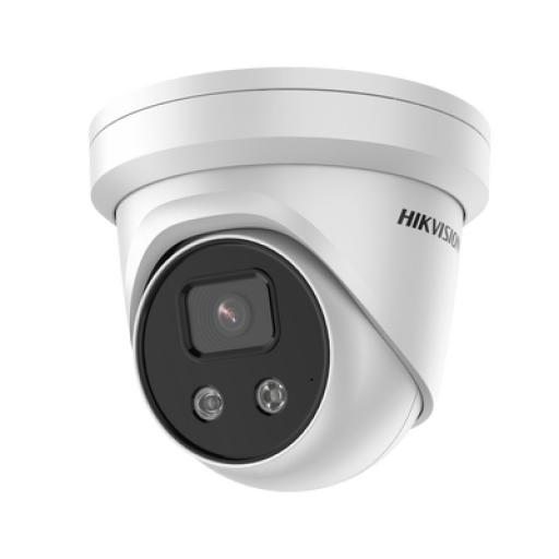 [HIKVISIONDIGITALTECHNOLOGY_DS-2CD3386G2-IS(U)(C)] Hikvision Digital Technology Turret IP 8 Megapixel  / Lente 2.8 mm / Micrófono Interconstruido / 40 mts IR / Exterior IP67 / WDR 120 dB / Audio y Alarma / Captura Facial / Onvif / MicroSD