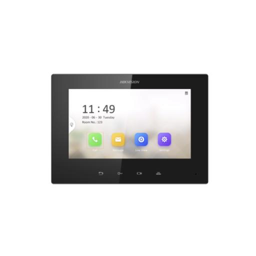 [HIKVISIONDIGITALTECHNOLOGY_DS-KH6320-LE1(B)] Hikvision Digital Technology Monitor IP Lite TOUCH 7" para Videoportero IP / Vídeo en Vivo / PoE Estándar / Apertura Remota / Llamada Entre Monitores / Audio de dos vías 