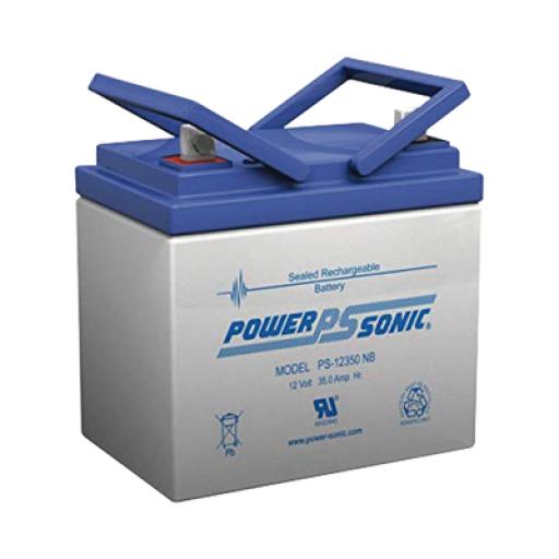 [POWER-SONIC_PS-12330-NB] Power-Sonic Batería 12V, 33AH, Para Respaldo, Tecnologías AGM/VRLA, 5 Años Vida Útil, Terminales NB, Reconocida UL  