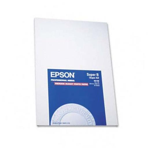 [EPSON_S041289] Epson PAPEL EPSON 13"X19" SUPER B FOTOGRAFICO PREMIUM SATINADO C/2