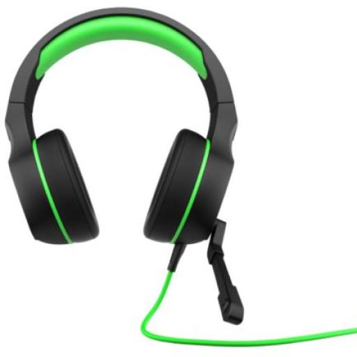 [HP_4BX31AA] HP Audífonos HP USB LED 400 Pavillion Gaming Color Negro-Verde