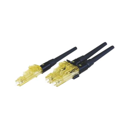 [PANDUIT_FLCSMC5BLY] Panduit Conector de Fibra Óptica LC Simplex OptiCam, Multimodo 50/125 OM2, Pre-pulido, Color Negro