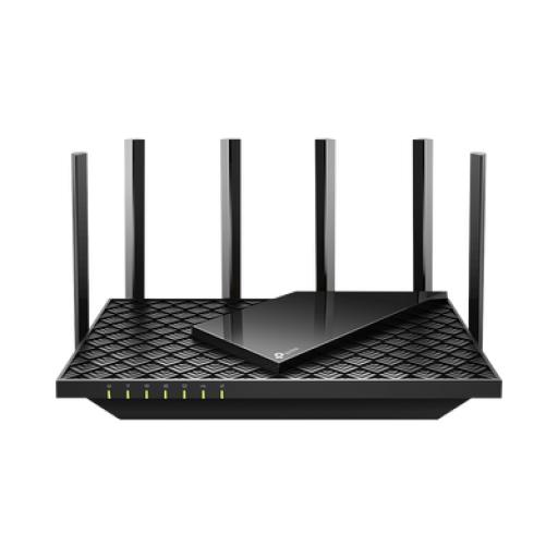 [TPLINK_ARCHERAX73] TPLINK Router WiFi 6 Doble Banda / AX5400 MU-MIMO 4X4 y OFDMA / 1 puerto WAN 10/100/1000 Mbps / 4 puertos LAN 10/100/1000 Mbps / 1 puerto USB 3.0 /  6 potentes antenas / Administración App (Tether) o Página web / Protección HomeShield