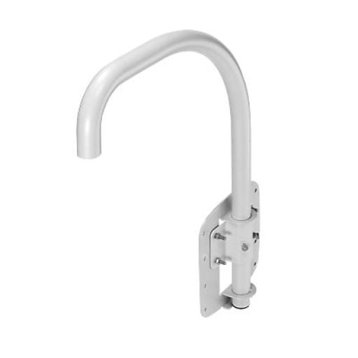 [HANWHA_SBP-300LM] Hanwha Montaje para Muro o Azotea (Parapeto) Compatible con Cámaras Domo Samsung/Hanwha, uso Interior/Exterior