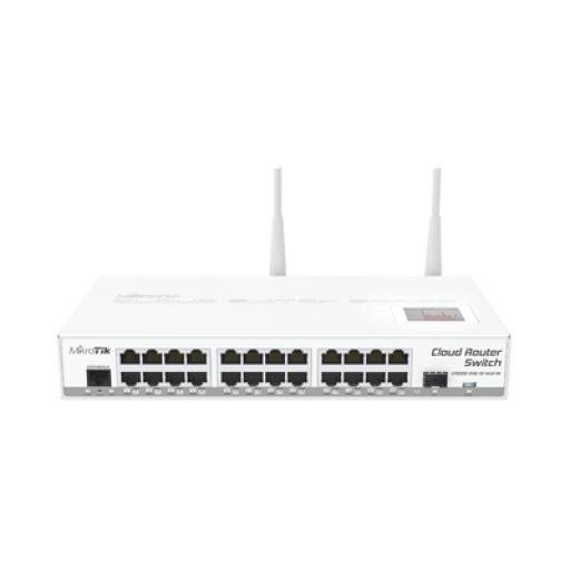 [MIKROTIK_CRS125-24G-1S-2HND-IN] Mikrotik Cloud Router Switch CRS125-24G-1S-2HnD-IN 24 Puertos Gigabit Ethernet, 1 Puerto SFP, 802.11b/g/n, Para escritorio