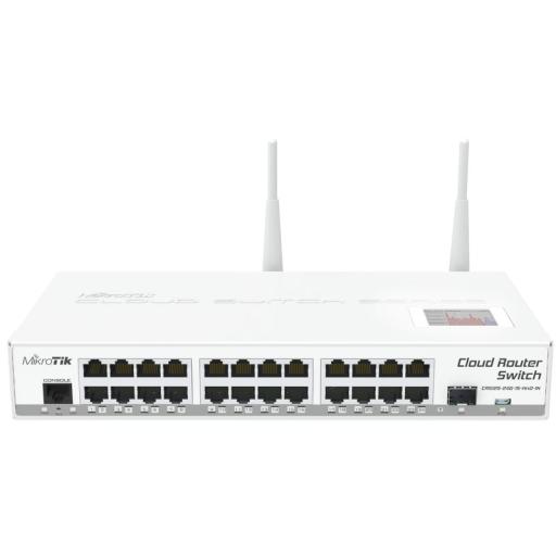 [MIKROTIK_CRS125-24G-1S-2HND-IN] Mikrotik Cloud Router Switch CRS125-24G-1S-2HnD-IN 24 Puertos Gigabit Ethernet, 1 Puerto SFP, 802.11b/g/n, Para escritorio