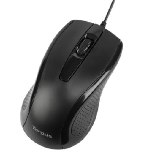 [TARGUS_AMU81USZ] Mouse óptico USB 5ft Plug and Play Diseño ergonómico y ambidiestro