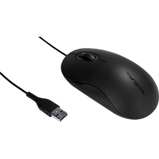 [TARGUS_AMU81USZ] Mouse óptico USB 5ft Plug and Play Diseño ergonómico y ambidiestro