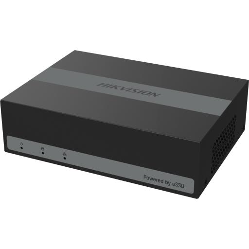[HIKVISIONDIGITALTECHNOLOGY_DS-E04HGHI-B] Hikvision Digital Technology DVR 2 Megapíxel (1080p) Lite / 4 Canales TurboHD + 1 Canal IP / 15 Días de Grabación / Unidad de Estado Solido Incluido / H.265+ / Acusense Lite (Evita Falsas Alarmas) / Diseño Ultra Compacto / Extra Silencioso  / eSSD de 300 G