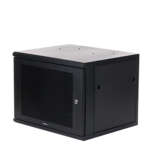 [LINKEDPROBYEPCOM_LW-06-05-06-UB] LINKEDPRO BY EPCOM Gabinete Linkedpro de Montaje en Pared, de 19in, Puerta Perforada, 6 UR, 450 mm de Profundidad, Color Negro