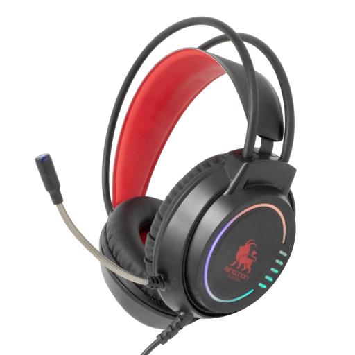 [NECNON_NCAGKI02FL] NECNON AUDIFONOS NECNON GAMING CON MICROFONO NBHG KIMERA NEGRO/ROJO NCAGKI02F