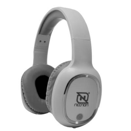 [NECNON_NBAB042100] NECNON AUDIFONOS OVER-EAR BT NBH-04 PRO ALTA 3.5MML MANOS LIBRES BLANCO/PLATA