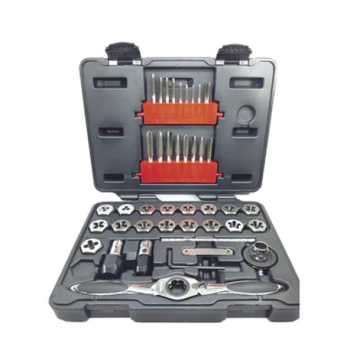 [MAKITA_B65838] Makita  Juego para Roscado Métrico, Tarrajas y Machuelos 75 piezas
