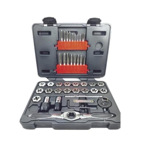 [MAKITA_B65838] Makita  Juego para Roscado Métrico, Tarrajas y Machuelos 75 piezas