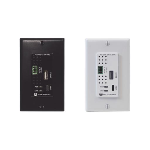 [ATLONA_AT-OME-EX-TX-WPC] ATLONA OMEGA Transmisor de placa de pared para USB-C