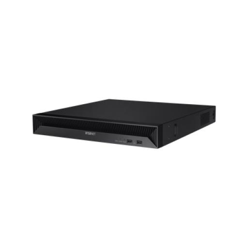 [HANWHA_QRN-1630S] Hanwha NVR 8 Megapíxel / 16 canales / H.265 / P2P Wisenet / 16 puertos PoE / 128Mbps