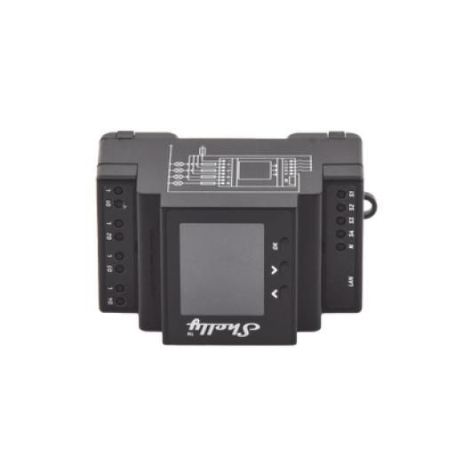 [SHELLY_SHELLYPRO4PM] SHELLY Relevador inalámbrico WIFI y Ethernet / 4 canales inteligentes / 16A por canal, 110-230 V /montaje riel DIN
