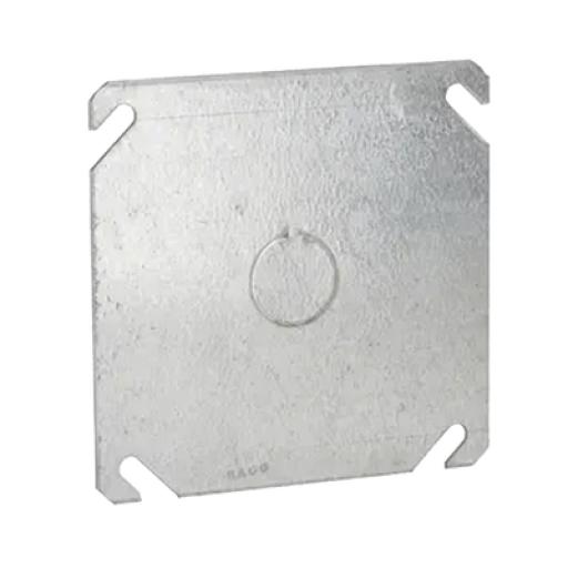 [RACO_HUB-753] Raco Tapa Cuadrada con Entrada de 1/2 para caja de 4".