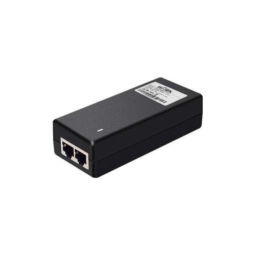[WI-TEK_WI-POE51-48V] WI-TEK Inyector PoE 30W / PoE 802.3 af/at / 48V / Conexión plug and play / Alcance de hasta 100 metros / Aplicaciones CCTV