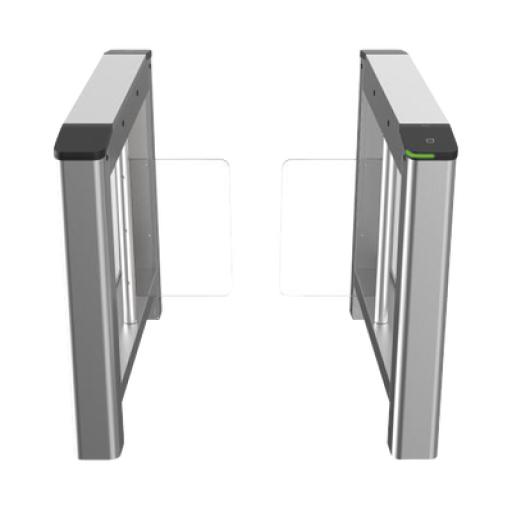 [HIKVISIONDIGITALTECHNOLOGY_DS-K3B220LX-LR/PG-DP90] Hikvision Digital Technology Kit de Torniquetes Swing IZQUIERDO y DERECHO / Carril de 90 cms / Preparación para Instalar Terminal Facial con Montaje DS-KAB6ZU1 (No incluidos) / 3,000,000 MCBF / 4 Pares de IR