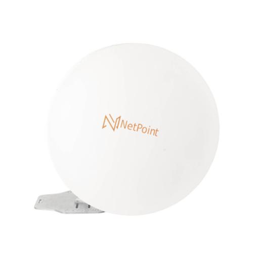 [NETPOINT_NPX3GEN3] NetPoint Antena de parabola profunda, blindada, con supresión al ruido de 4 ft, 4.9-6.4 GHz, Ganancia 37 dBi con SLANT de 45 ° y 90 °, ideal para hasta 100 km, Conectores N-hembra, montaje con alineación milimétrica.