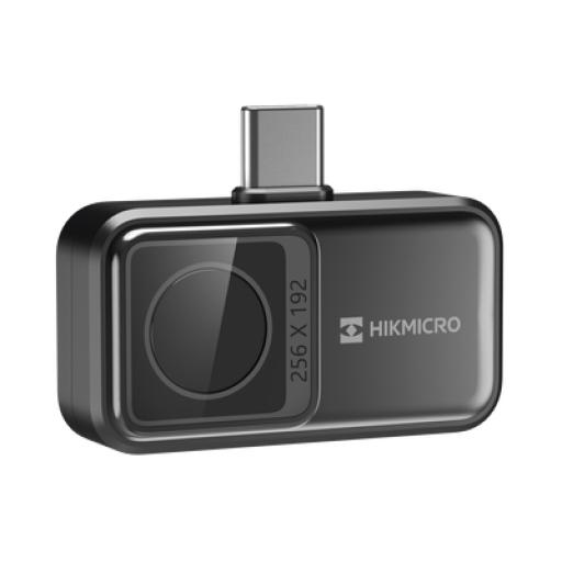 [HIKMICRO_HM-TJ12-3ARF-MINI2] HIKMICRO MINI2 - Cámara Termográfica Portátil para Celulares (Android) /  Conector Tipo USB - C / Lente 3.5 mm / IP40  / JPEG (Imagen) / Video (MP4) / Rango de Medición de -20°C a 350°C 