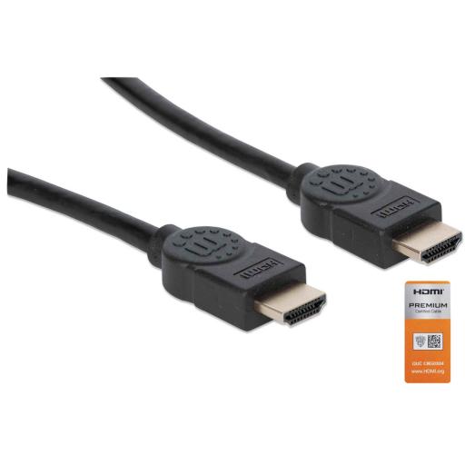 [MANHATTAN_355353] Cable HDMI de Alta Velocidad con Canal Ethernet Manhattan 3 m.