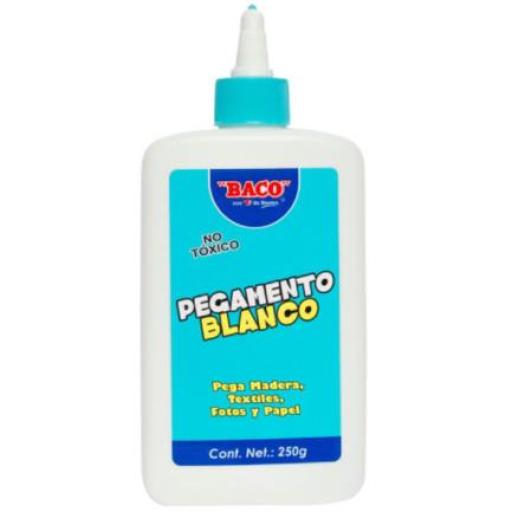 [BACO_PG006] Baco Pegamento Blanco Baco Frasco 250 grs
