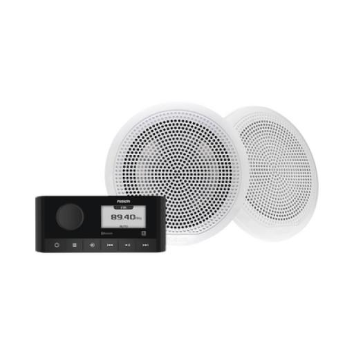 [GARMIN_010-02405-50] Garmin Sistema de estero marino MS-RA60 con dos bocinas de diseño clásico incluidas.  