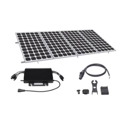 [HOYMILES_KITHMS2K550SP] HOYMILES Kit Solar para Interconexión de 2.2KW de Potencia Pico 220Vcc con Microinversor y 4 Módulos de 550 W (Incluye Montaje )