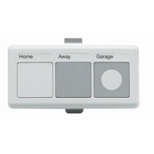 [LUTRON_LR3BHSW] Lutron (RadioRA2) Control remoto para iluminación y puertas de garage, uso en visera de automóvil, integrelo con RRDVCRXWH
