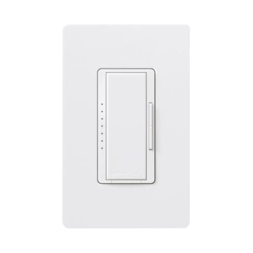 [LUTRON_RRD10DWH] Lutron Atenuador (dimmer) un solo polo / multilocacion 120V /INC 1000W / 800W MLV, color blanco No requiere neutro.