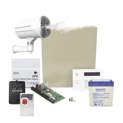[HONEYWELLHOMERESIDEO_VISTA48LAFOG/6160RF] HONEYWELL HOME RESIDEO Kit de Panel de Alarma VISTA48LA con Generador de Niebla SF501P / Todo incluido 