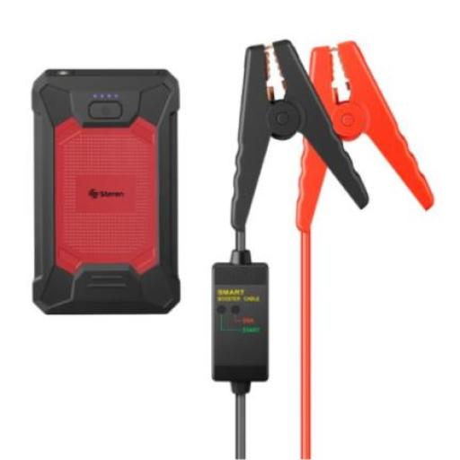 [STEREN_MOV-123] Steren Arrancador Steren para Auto Compacto o SUV Power Bank Linterna LED