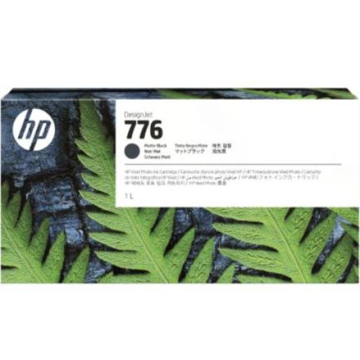 [HP_1XB12A] HP Tinta HP LF 776 1L Color Negro Mate