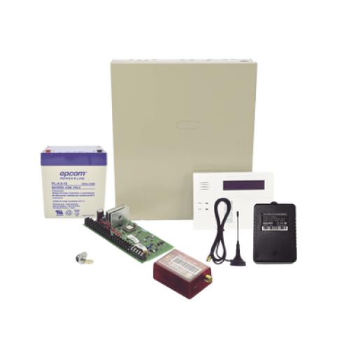 [HONEYWELLHOMERESIDEO_VISTA48MN02/6160RF] HONEYWELL HOME RESIDEO (2 Años 4GLTEM/5G ILIMITADO INCLUIDO)  Kit Vista48LA con comunicador 4GLTEM/5G MN01, Teclado, Gabinete, Bateria y Transformador