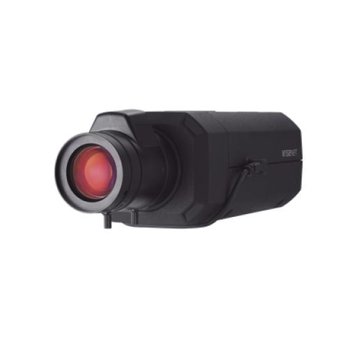 [HANWHA_XNB-8003] Hanwha Camara Profesional 6MP con IA  / P-Iris / WDR 120dB / H.265 / Ranura SD / WiseStream II