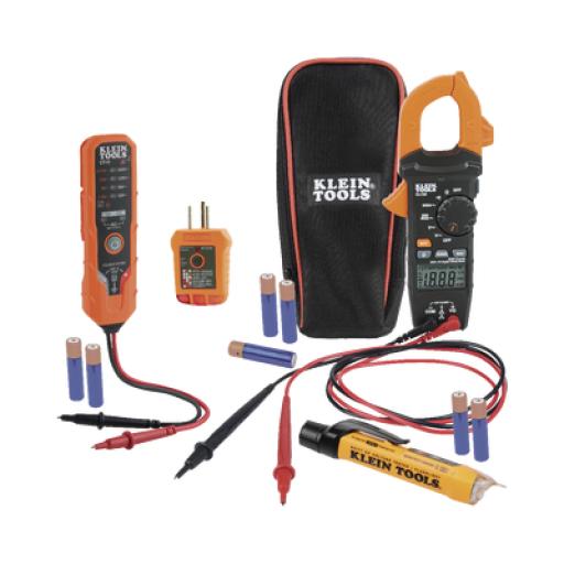 [KLEINTOOLS_CL120VP] Klein Tools Kit de Prueba Eléctrica CL120+NCVT-3P+ET40+RT210