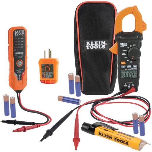 [KLEINTOOLS_CL120VP] Klein Tools Kit de Prueba Eléctrica CL120+NCVT-3P+ET40+RT210